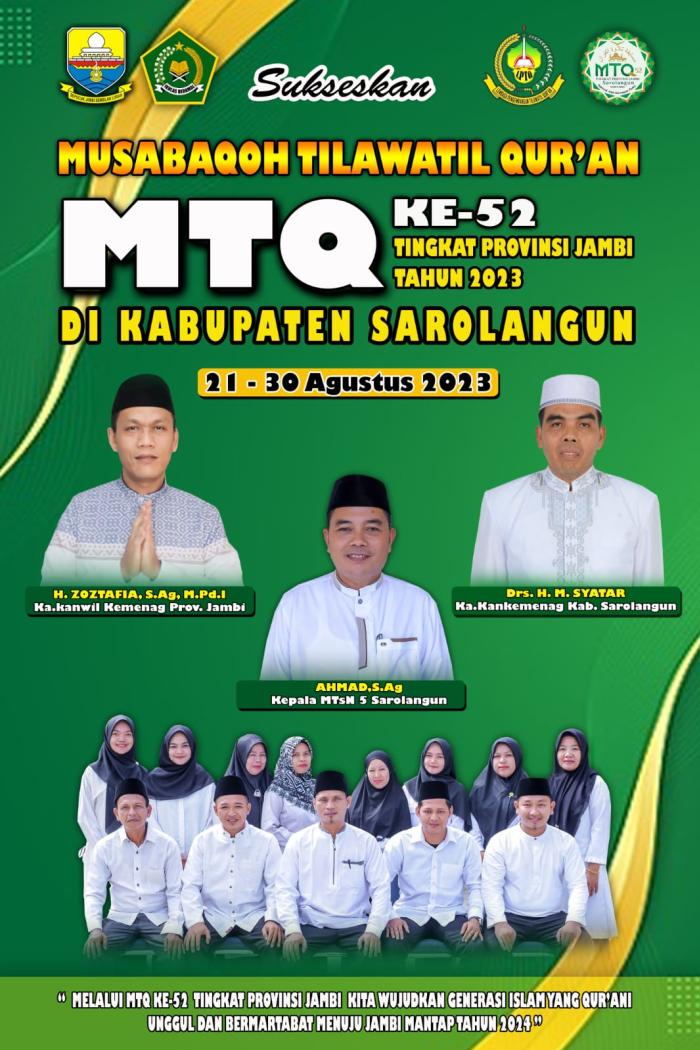 Seputar Musyabaqoh Tilawatil Qur'an  Yang ke  52