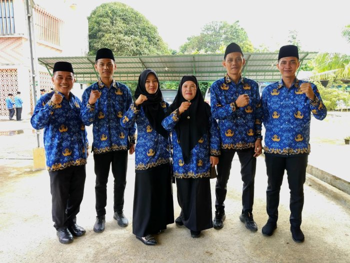 Personel MTsN 5 Sarolangun Ikuti Apel Kesadaran Nasional 17 September 2025