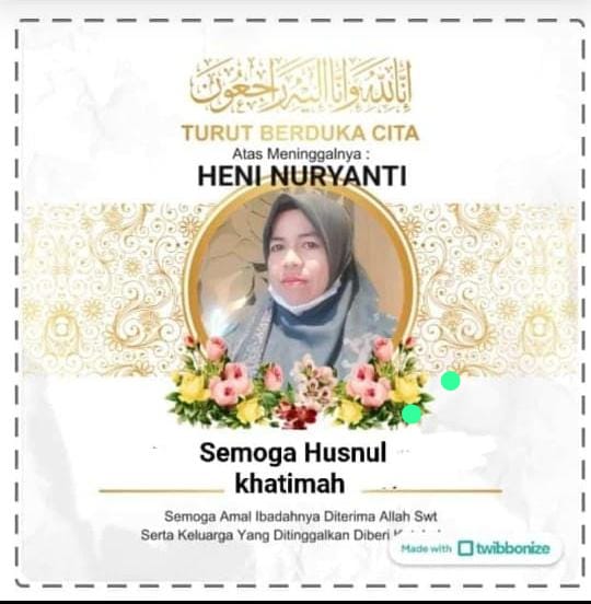 Keluarga besar MTsN 5 Sarolangun, ikut berduka cita