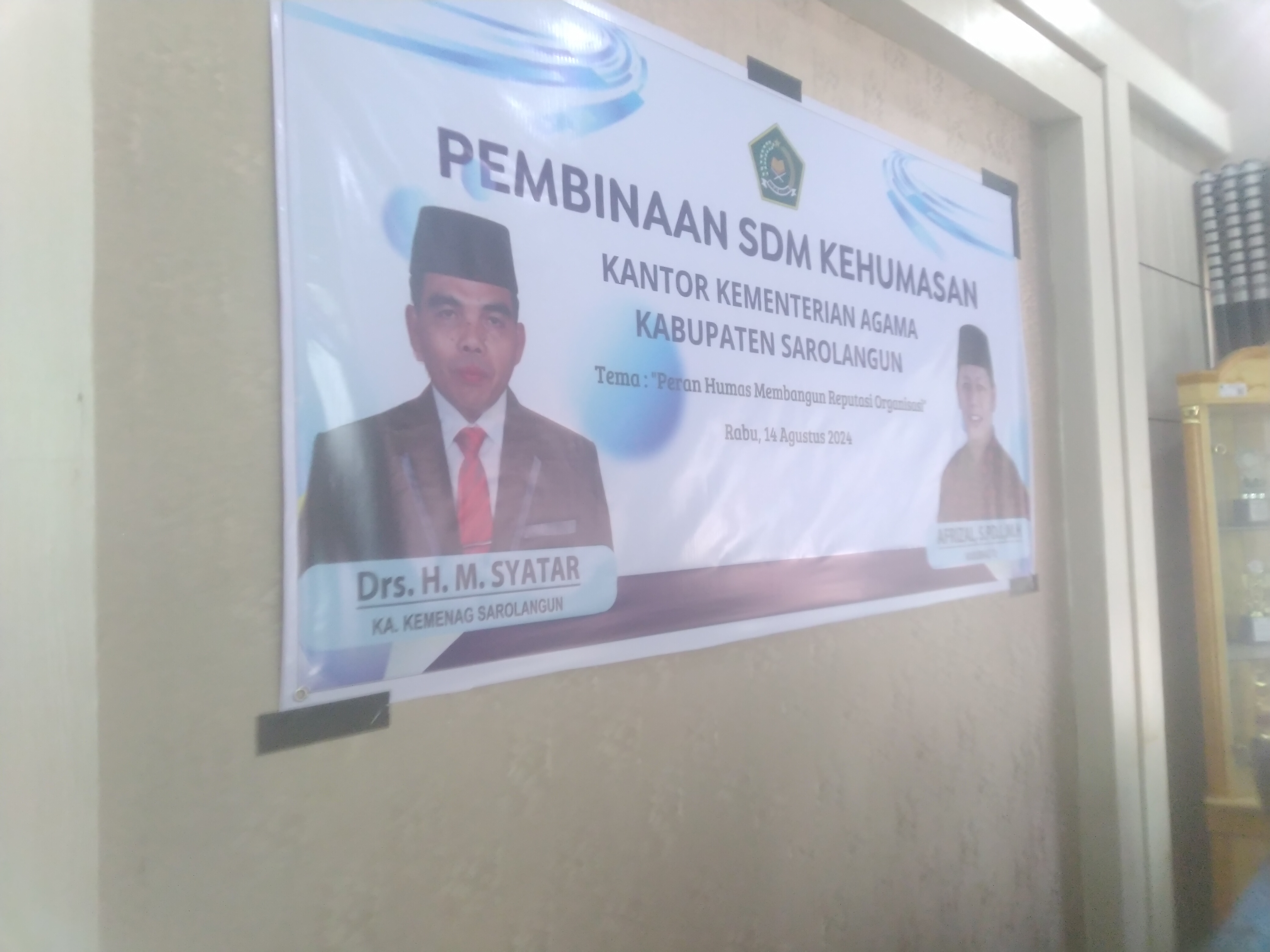 Kaur Tata Usaha MTs N 5 Sarolangun ikut serta menjadi Peserta Pelatihan Kehumasan di kantor kementerian agama kabupaten Sarolangun Kaur Tata Usaha MTs N 5 Sarolangun ikut serta menjadi Peserta Pelatihan Kehumasan di kantor kementerian agama kabupaten Sarolangun