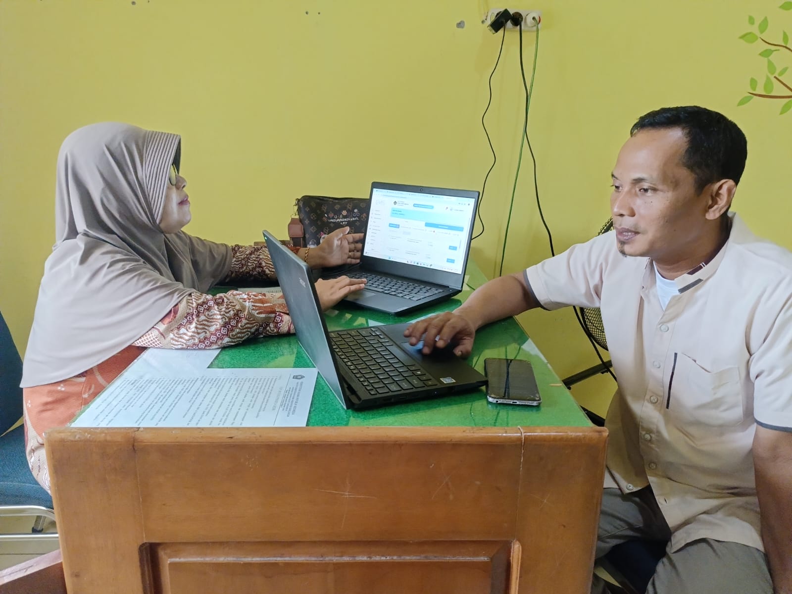 Hari pertama masuk kerja di tempat tugas baru